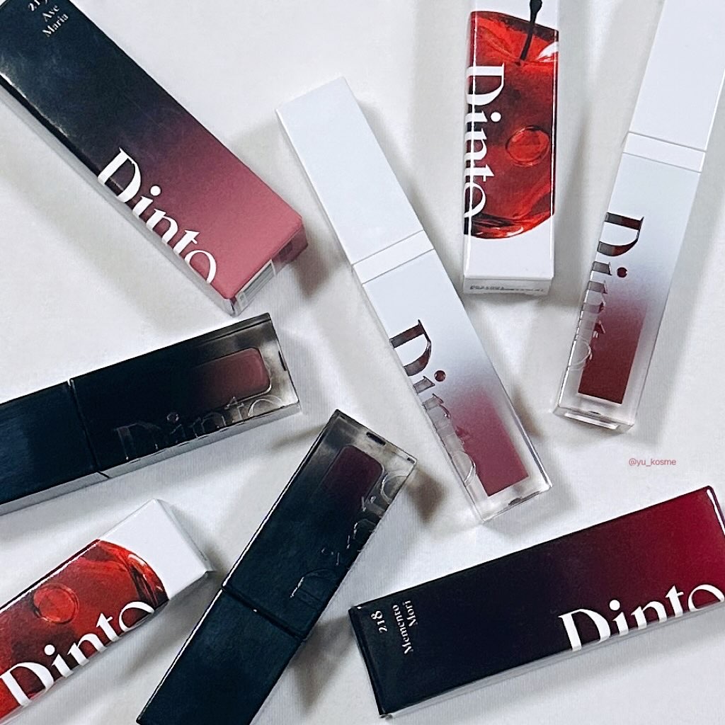 ブラーグロイリップティント/Dinto/リップティントを使ったクチコミ（1枚目）