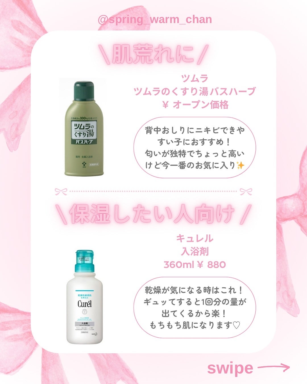 入浴剤/キュレル/保湿系入浴剤を使ったクチコミ(2枚目)