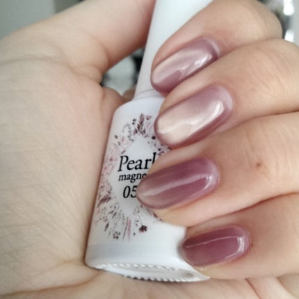 パールマグネット/ネイル工房/ジェルネイルを使ったクチコミ(2枚目)