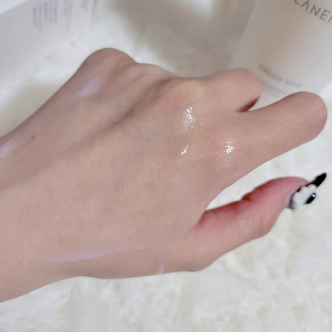 LANEIGE クリームスキン ローションのクチコミ「店頭で見かけて気になったので、
購入してみました！
クリーム1本分を溶かし込んでるんやって!!.....」（3枚目）