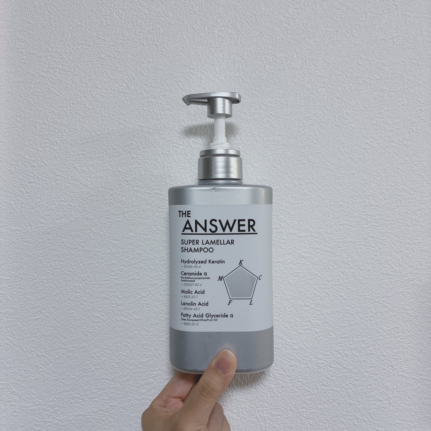 THE ANSWER スーパーラメラシャンプー/THE ANSWER/市販シャンプーを使ったクチコミ(1枚目)