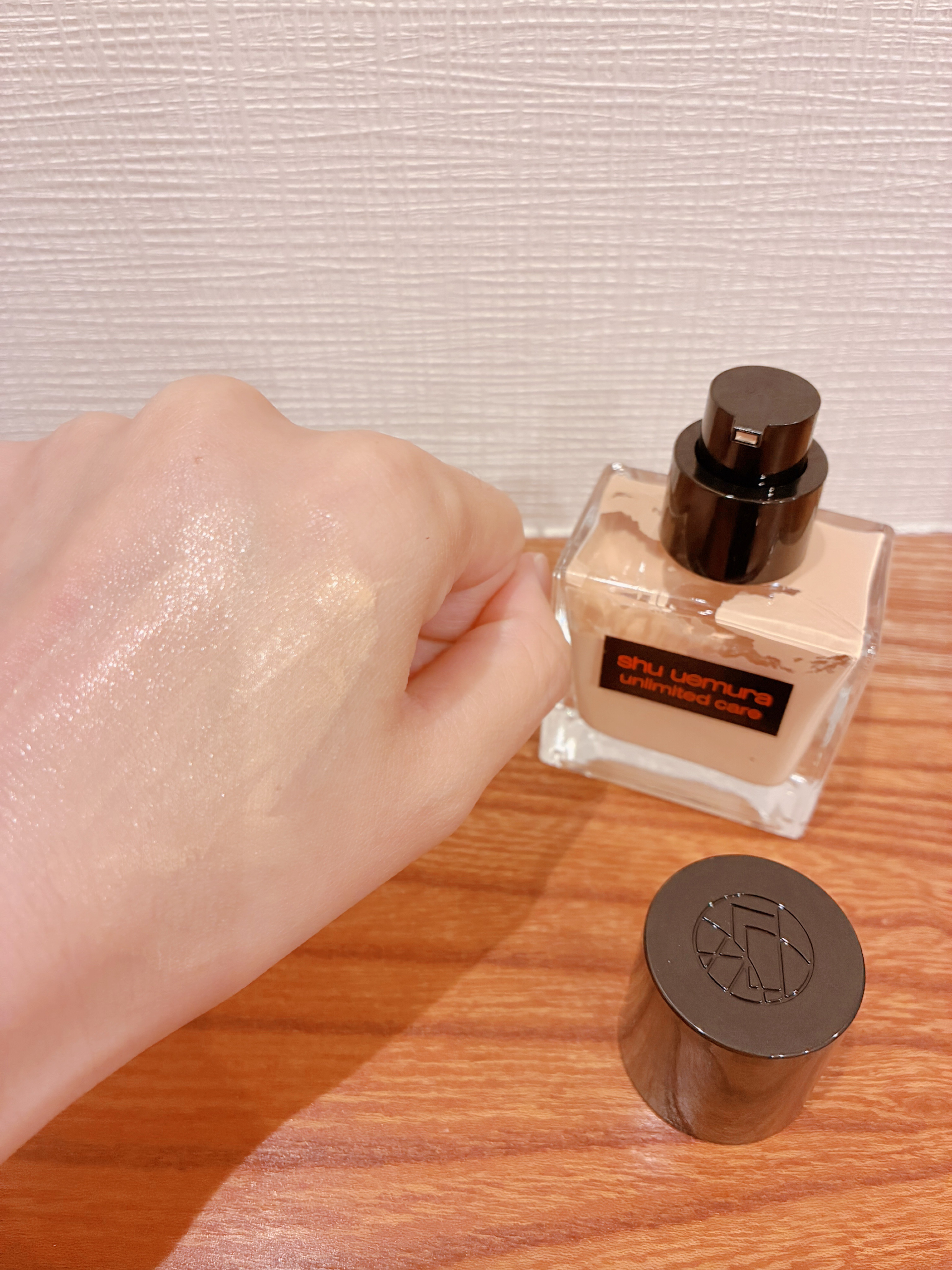 アンリミテッド ケア ツヤ セラム ファンデーション 375/shu uemura/リキッドファンデーションを使ったクチコミ（2枚目）