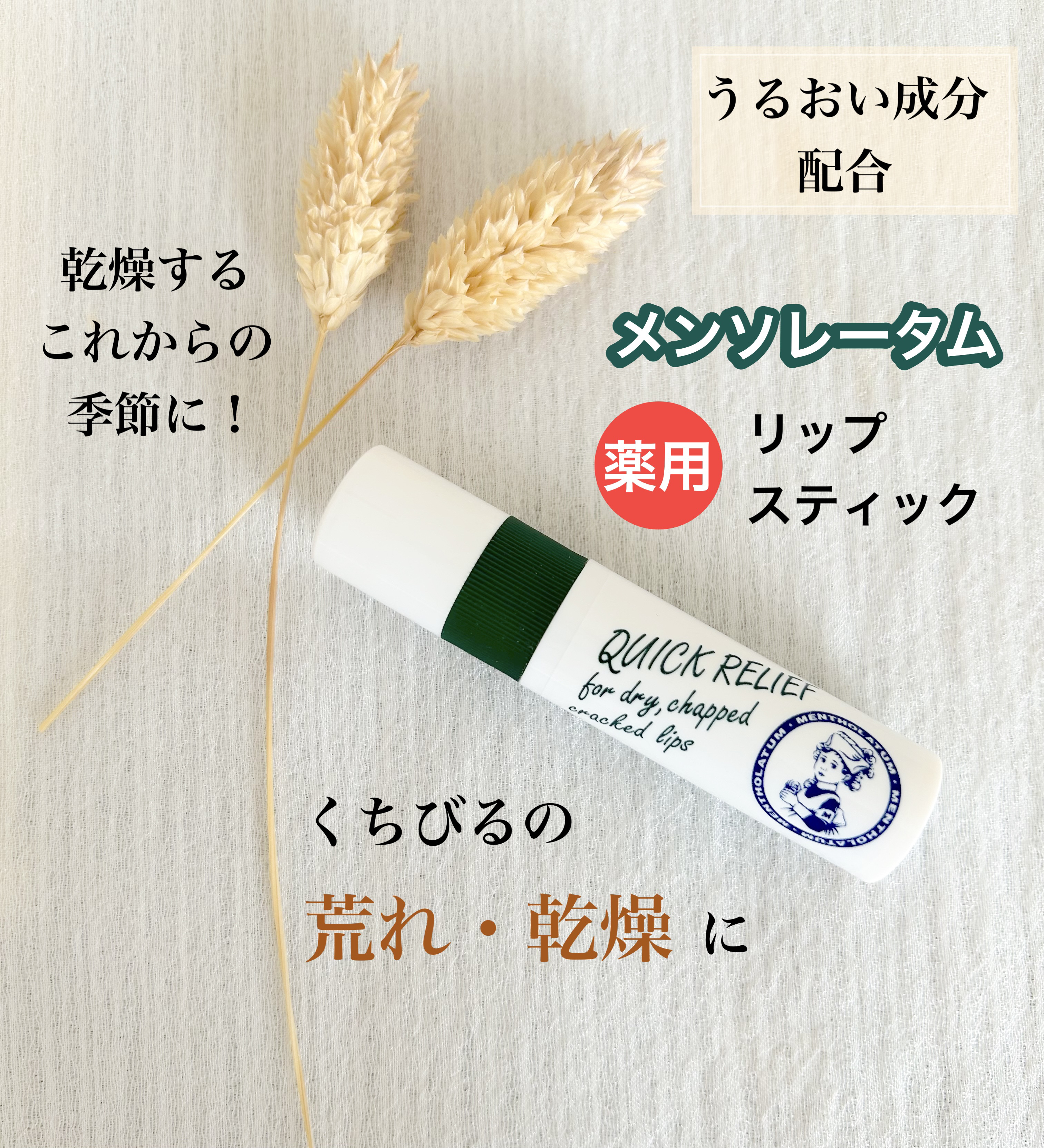 メンソレータム薬用リップ Hfca/メンソレータム/リップクリームを使ったクチコミ（1枚目）