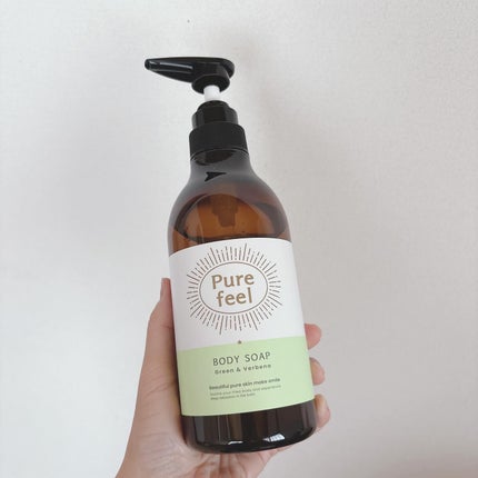 Purefeel ボディソープ グリーン&ヴァーベナの香り/Purefeel/ボディソープを使ったクチコミ(1枚目)