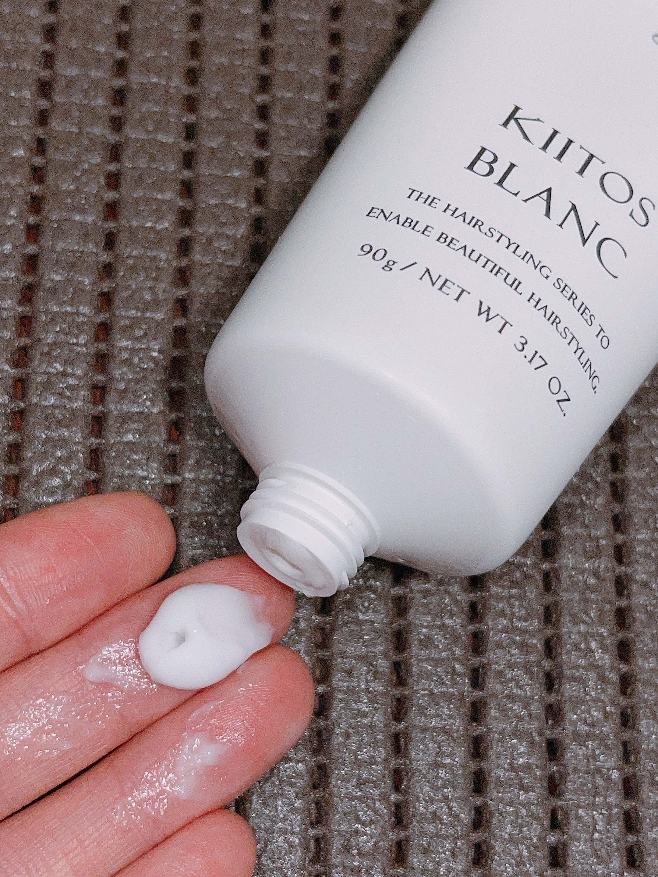 キートス ブラン グロスモイスチャー ヘアオイル/サンコール/ヘアオイルを使ったクチコミ（3枚目）