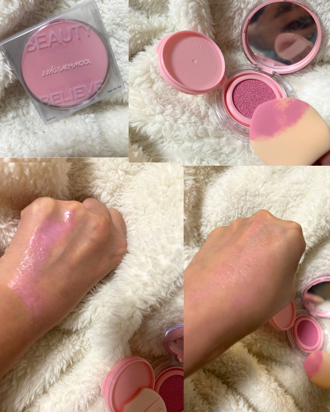 アーティストクッションブラッシュ/JUNG SAEM MOOL/リキッドチークを使ったクチコミ（3枚目）