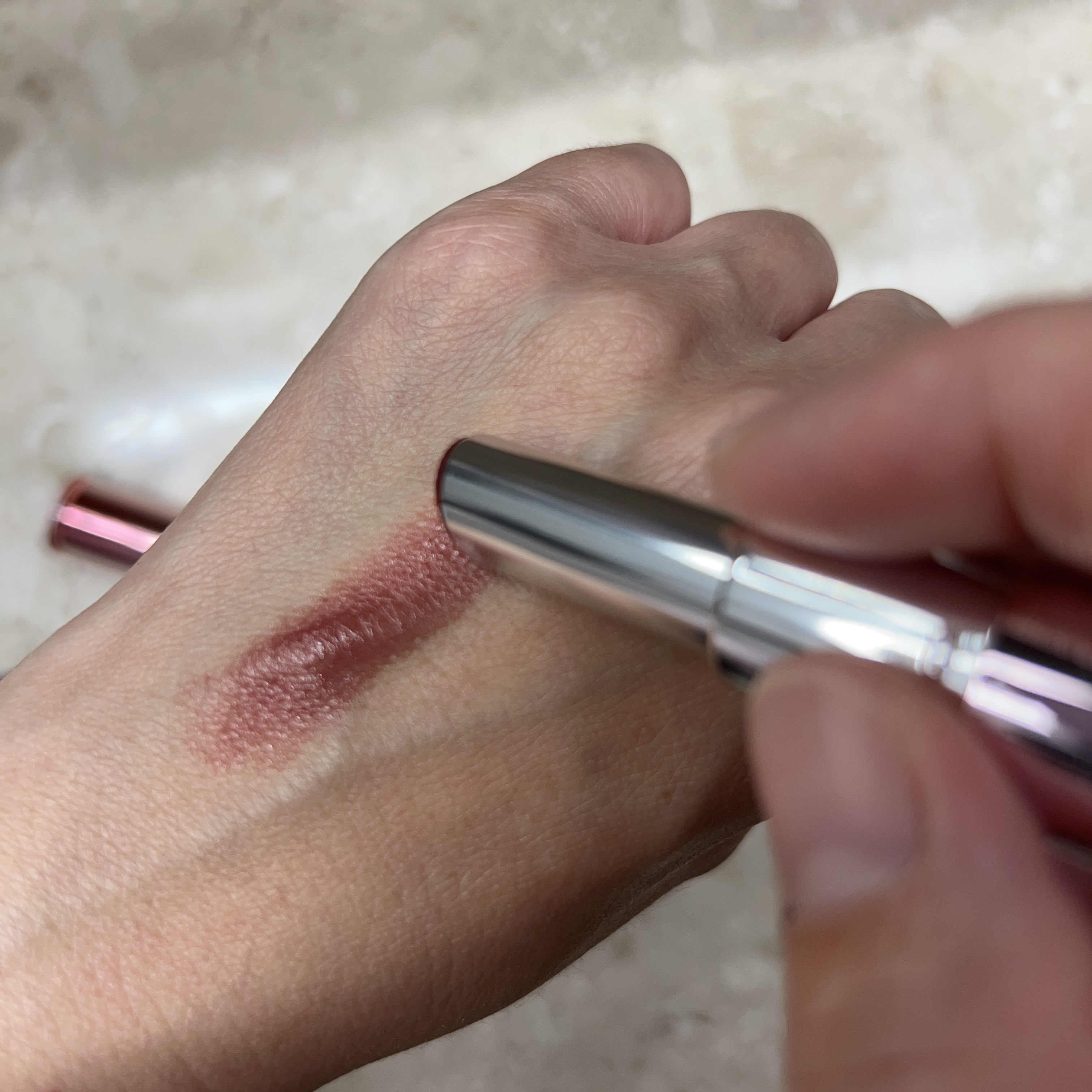 ノーウェアリップスティック バーミンググロー/espoir/口紅を使ったクチコミ（2枚目）