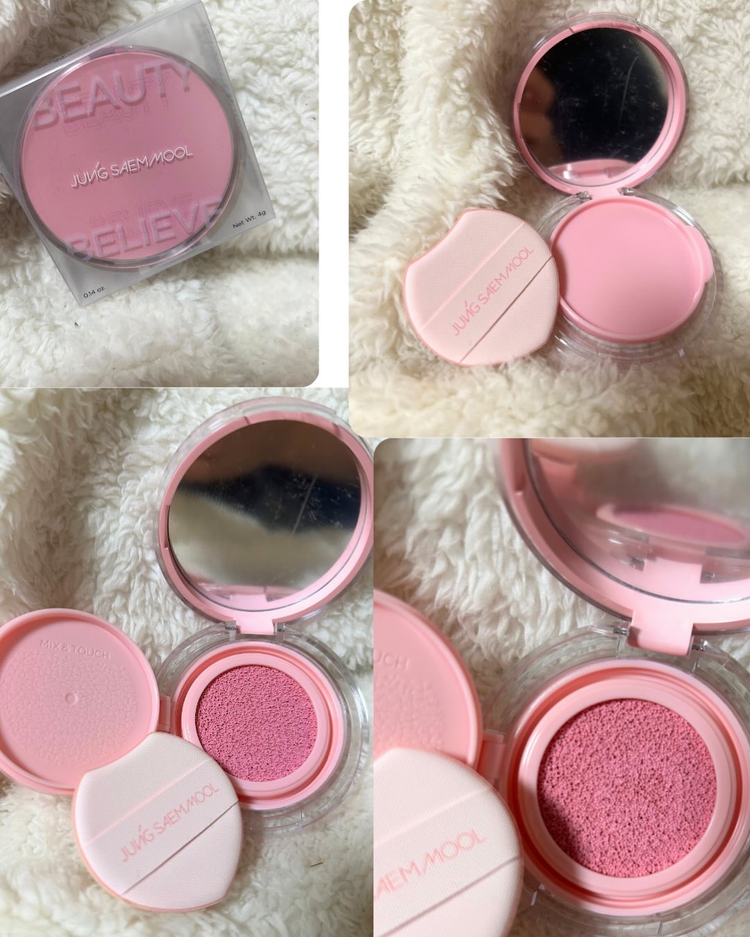 アーティストクッションブラッシュ/JUNG SAEM MOOL/リキッドチークを使ったクチコミ（2枚目）