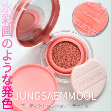 アーティストクッションブラッシュ/JUNG SAEM MOOL/リキッドチークを使ったクチコミ(1枚目)