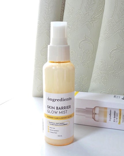 オングリディエンツ スキンバリアグローミスト/Ongredients/ミスト状化粧水を使ったクチコミ(4枚目)