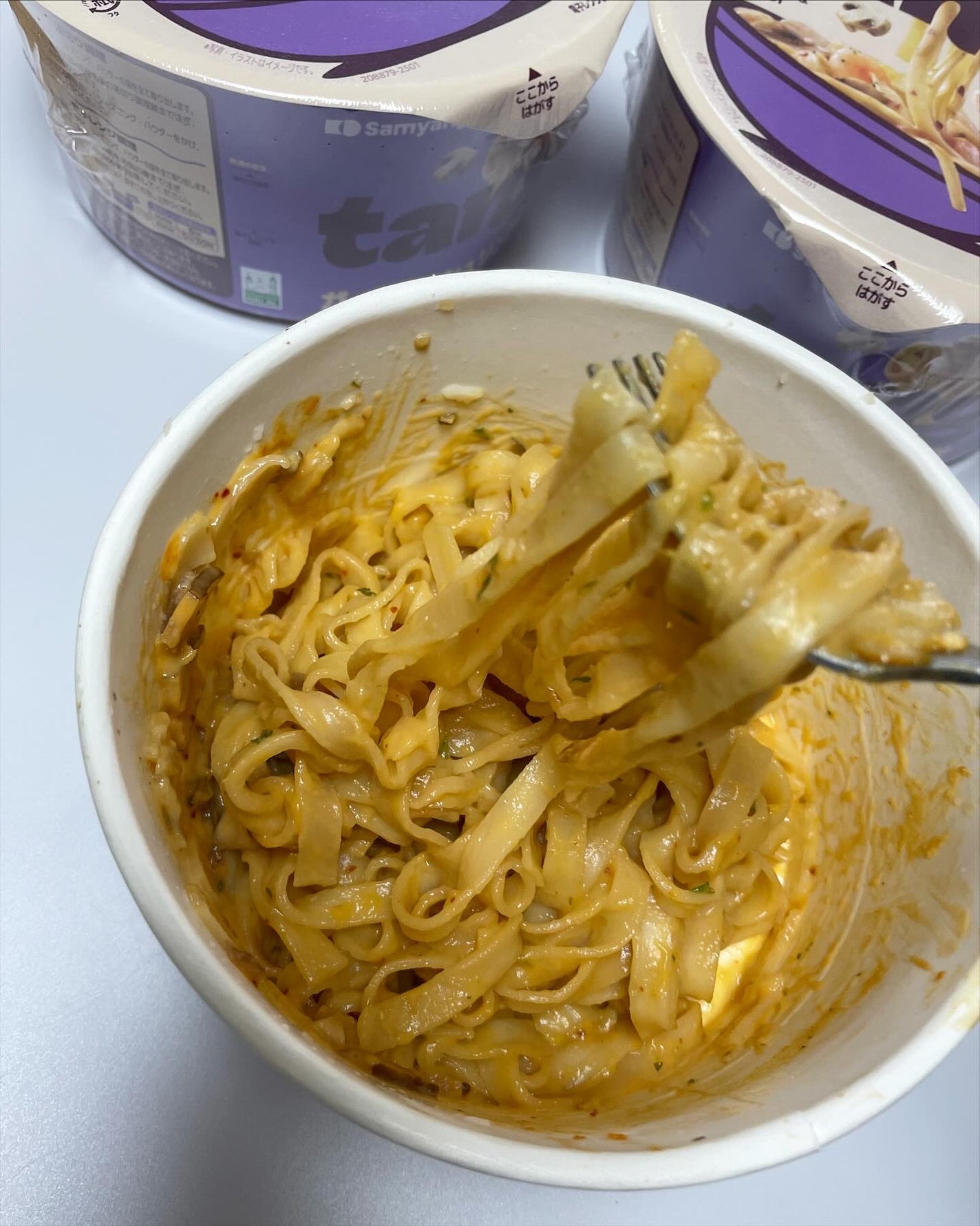 memi /フォロバ on LIPS 「革命的プロテインパスタ🍝テングルガーリックシュリンプパスタカッ..」(4枚目)