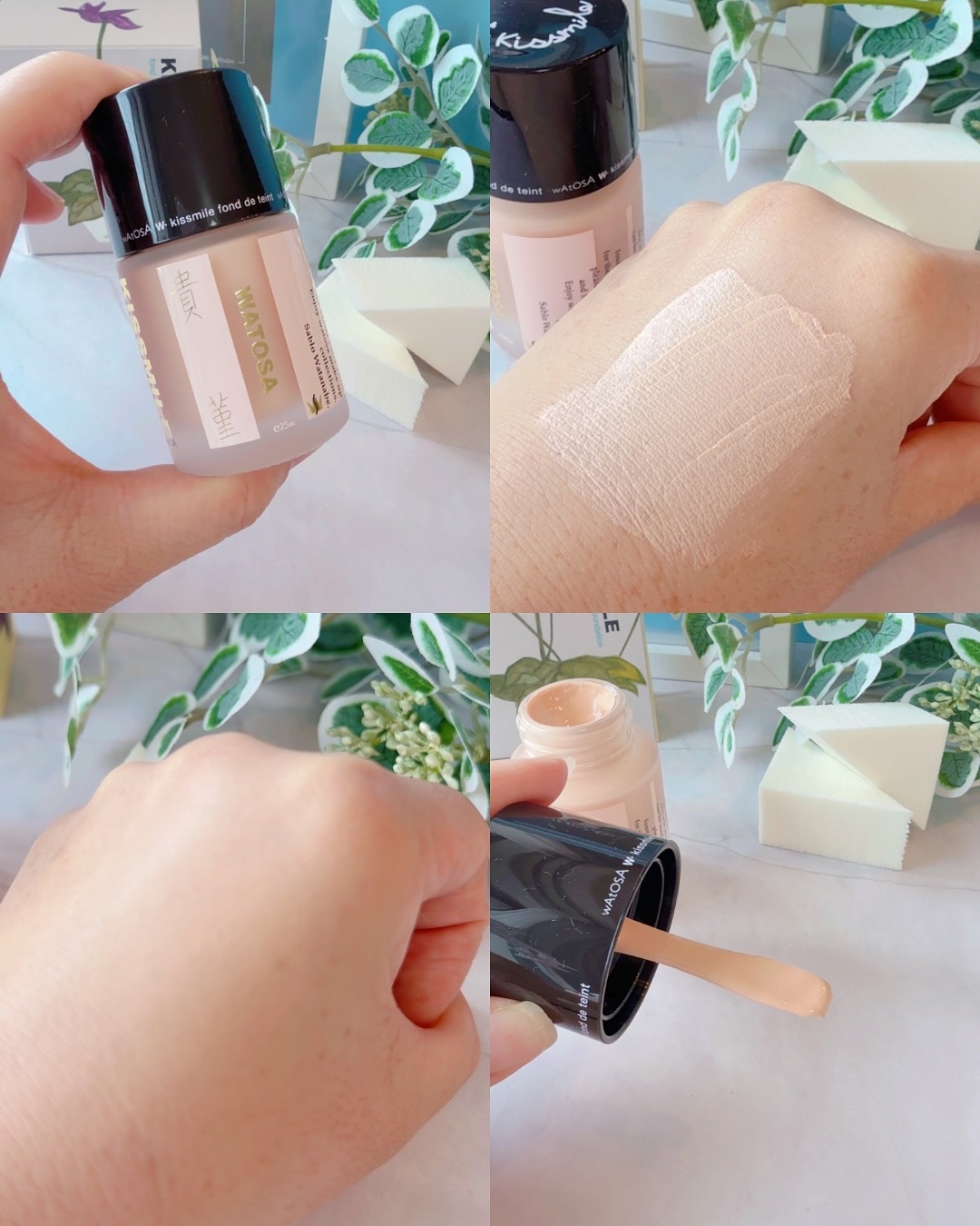 キスミレ ファンデーション クリーム/ワトゥサ/クリーム・エマルジョンファンデーションを使ったクチコミ（2枚目）