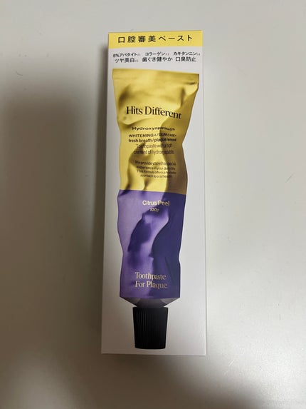 ヒッツディファレント トゥースペースト フォー プラーク/Hits Different/歯磨き粉を使ったクチコミ(1枚目)