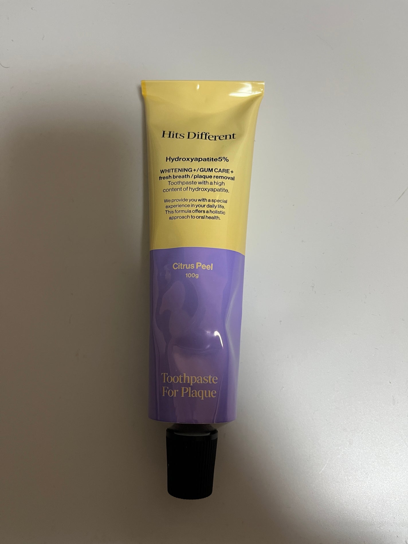 ヒッツディファレント トゥースペースト フォー プラーク/Hits Different/歯磨き粉を使ったクチコミ(2枚目)