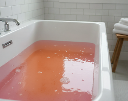 汗かきエステ気分 ナイトスキンケア ネクタリン&フィグの香り/マックス/無機塩系入浴剤を使ったクチコミ(4枚目)