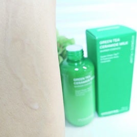 グリーンティー セラミド ミルク エッセンストナー/innisfree/化粧水を使ったクチコミ(3枚目)