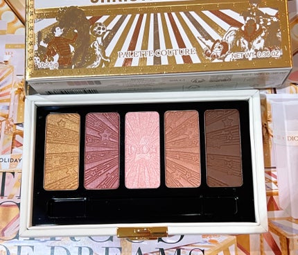 クチュール アイ パレット(ホリデー コレクション 2025 限定品)/Dior/アイシャドウパレットを使ったクチコミ(1枚目)