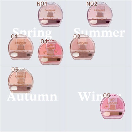 プランぷくコーデアイズ/キャンメイク/パウダーアイシャドウを使ったクチコミ(2枚目)