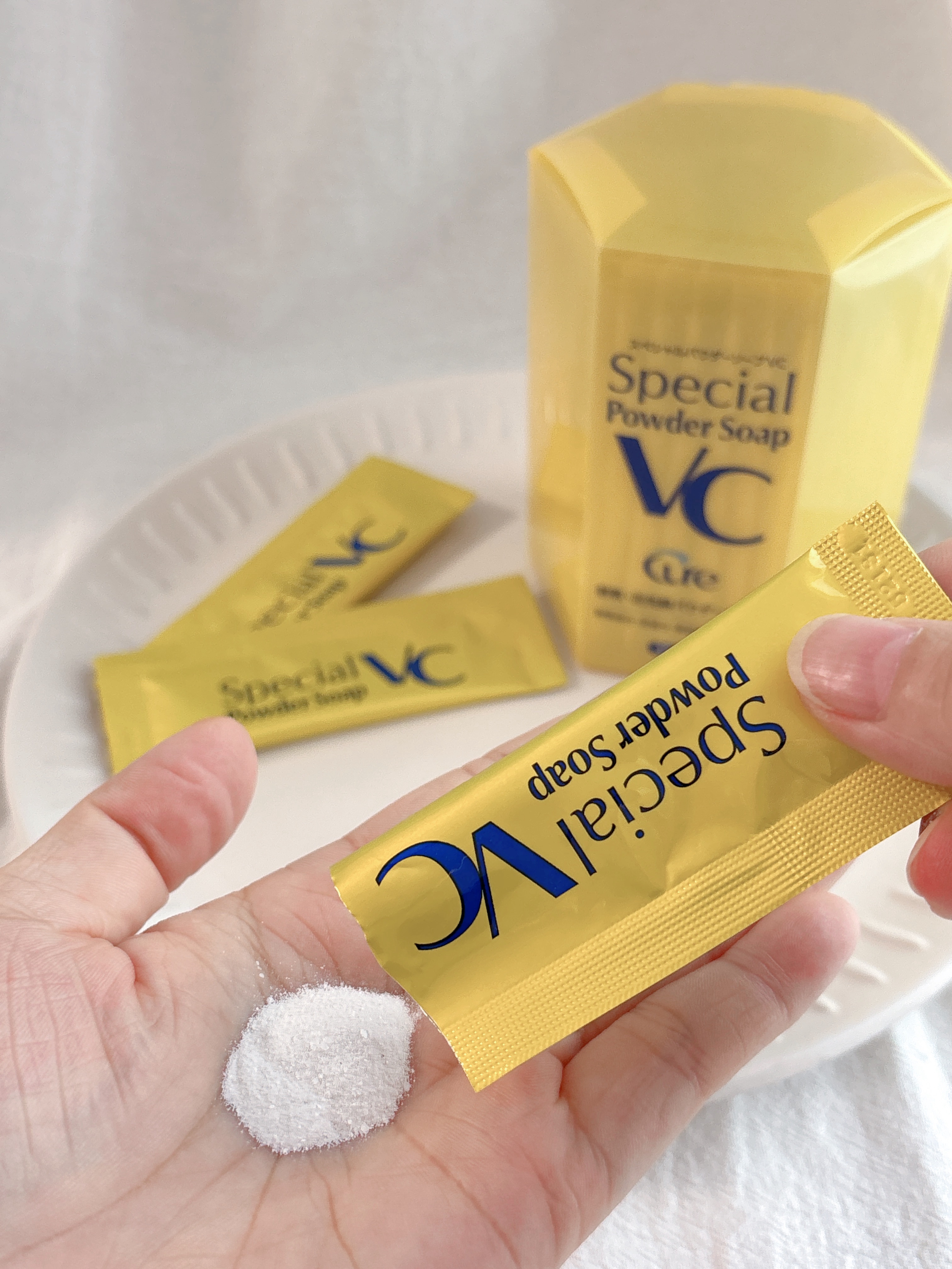 スペシャルパウダーソープＶＣ/Cure/洗顔パウダーを使ったクチコミ（1枚目）