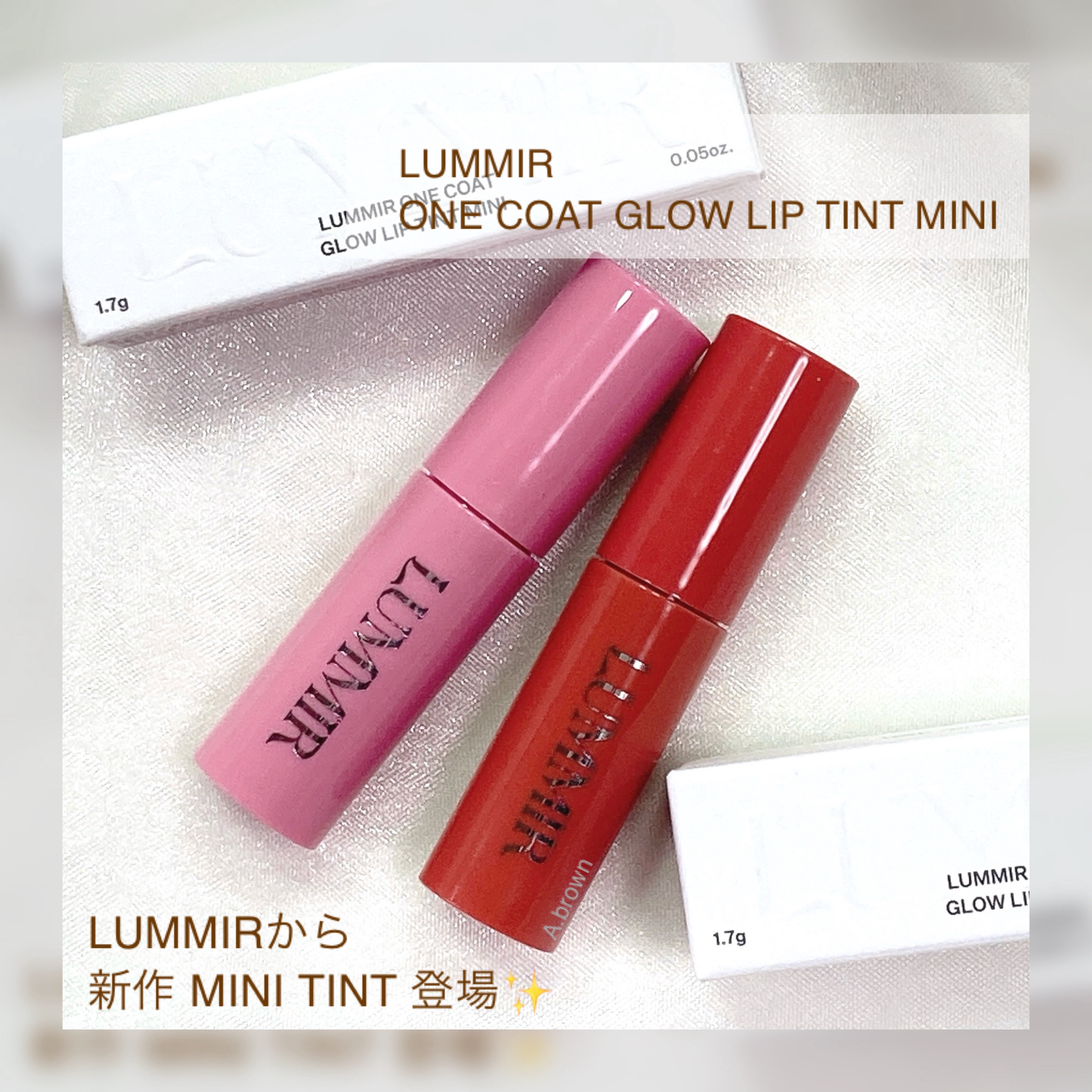 ONE COAT グロウティント/Lummir/リップティントを使ったクチコミ（2枚目）