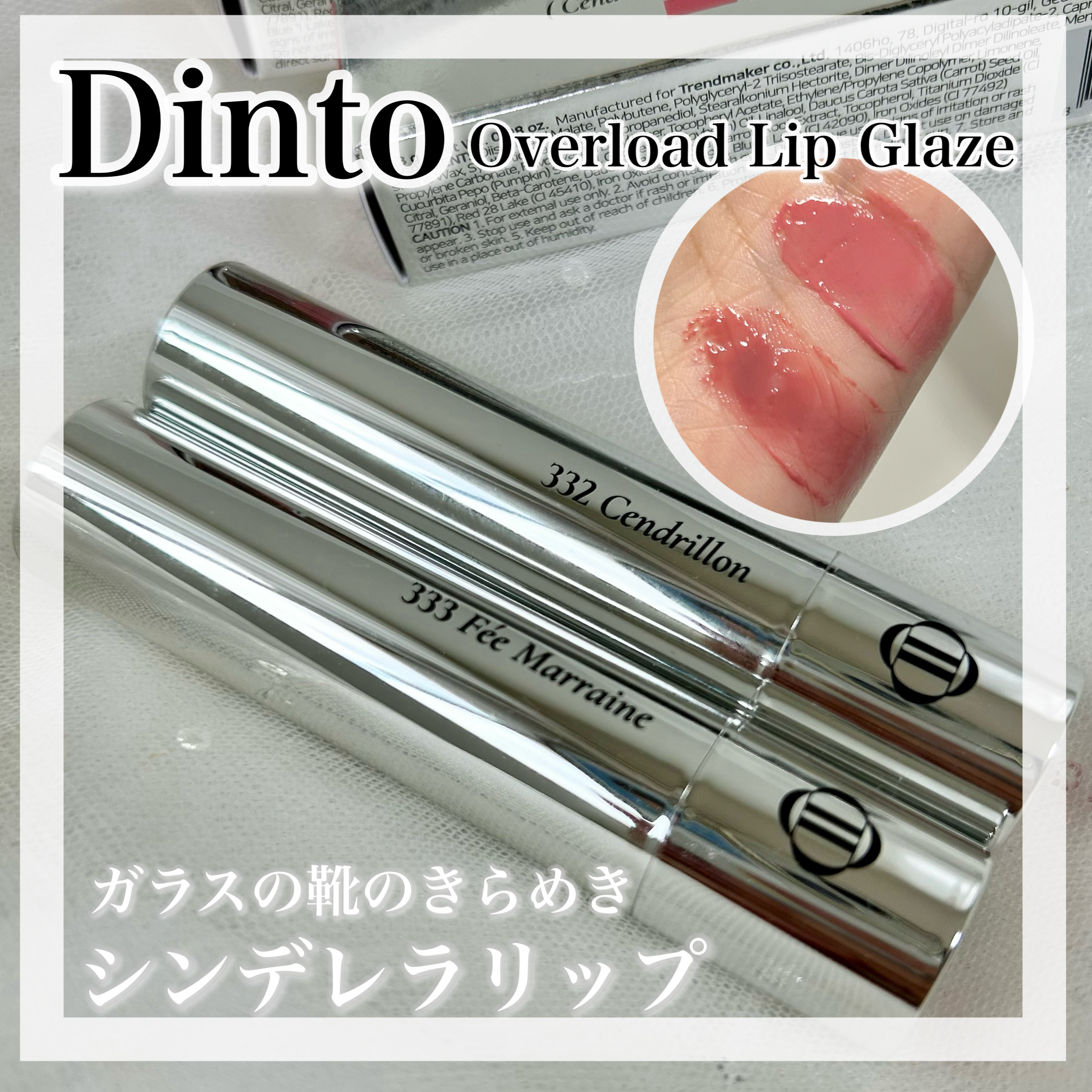 オーバーロードリップグレイズ/Dinto/口紅を使ったクチコミ（1枚目）