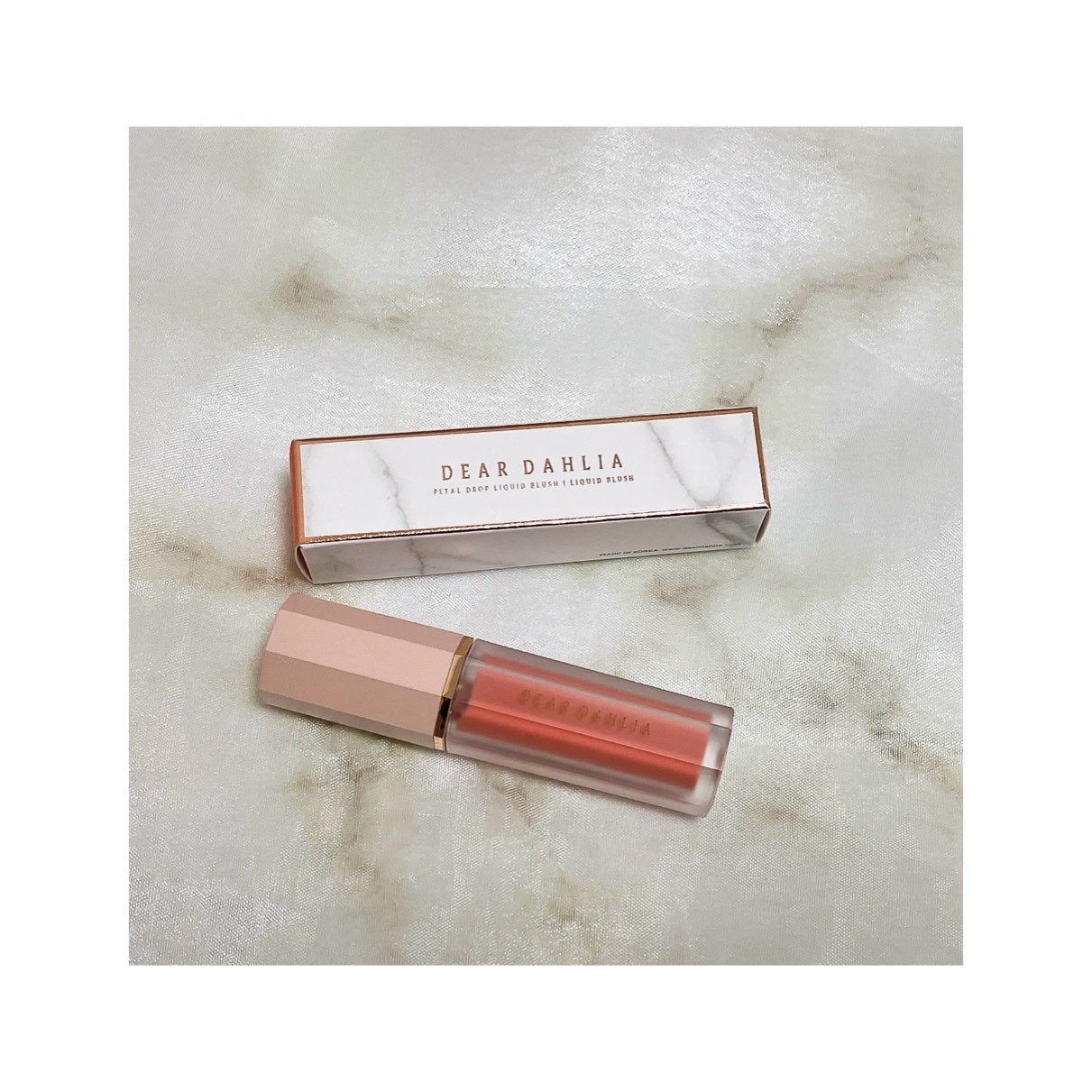 ペタルドロップリキッドブラッシャー/DEAR DAHLIA/リキッドチークを使ったクチコミ(1枚目)