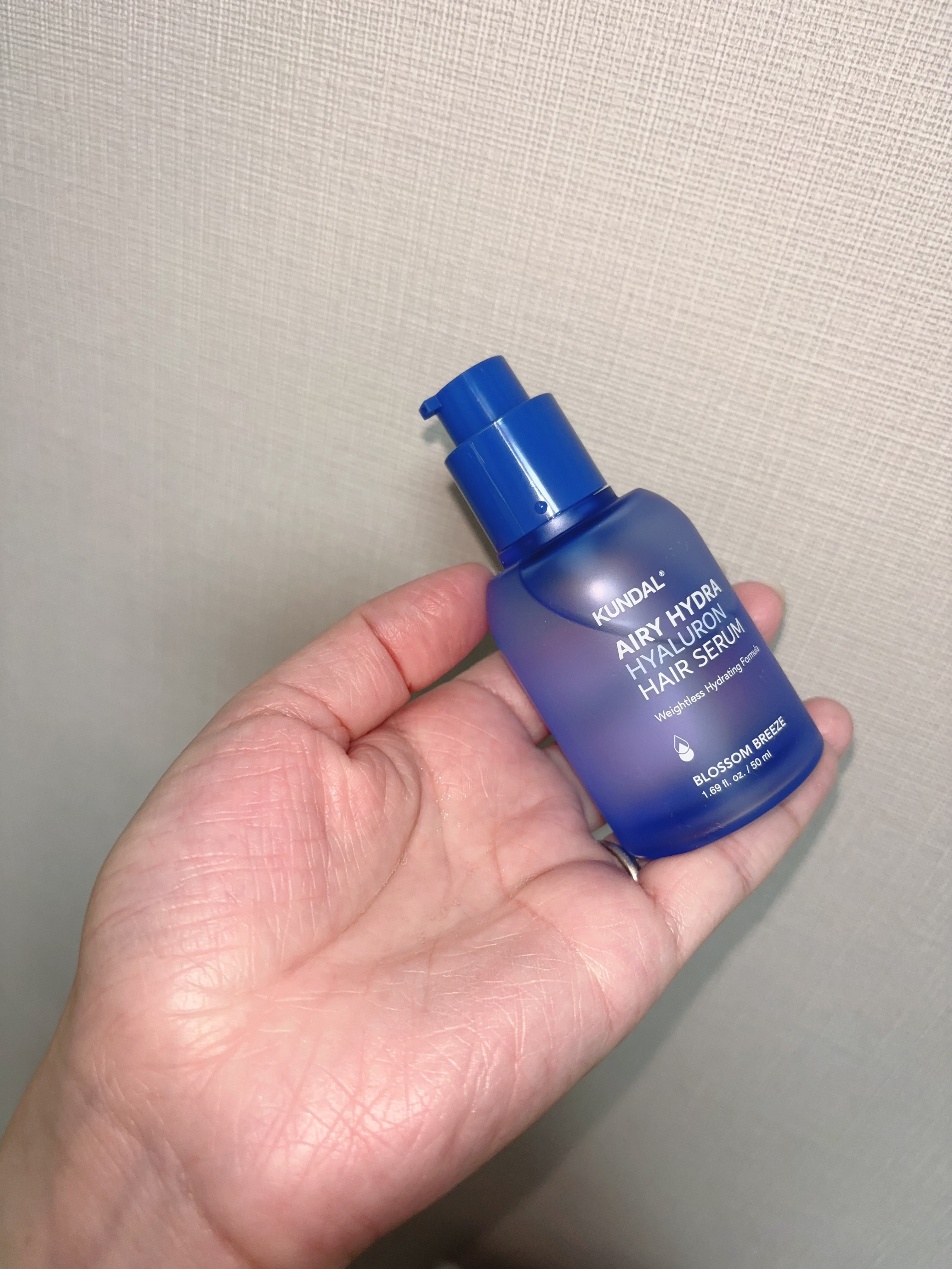 クンダル ヒアルロン エアリー ハイドラ ヘアセラム/KUNDAL/アウトバストリートメントを使ったクチコミ（3枚目）
