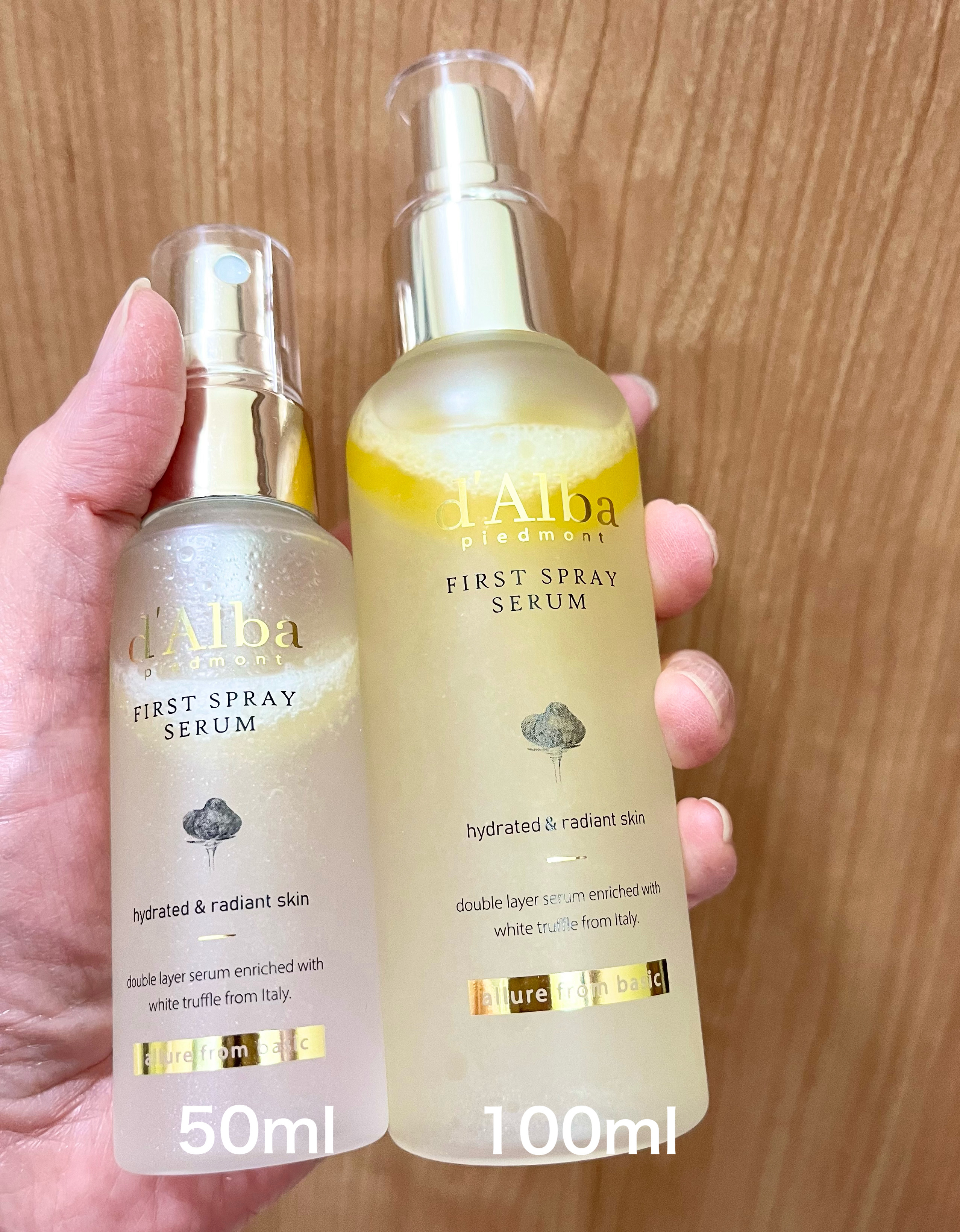 ダルバ ホワイトトリュフファーストスプレーセラム/ダルバ/ミスト状化粧水を使ったクチコミ（2枚目）