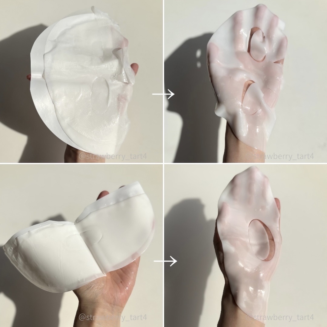 ローズコラーゲン デューイグロウ ゲルマスク/MIGUHARA/シートマスク・パックを使ったクチコミ（3枚目）