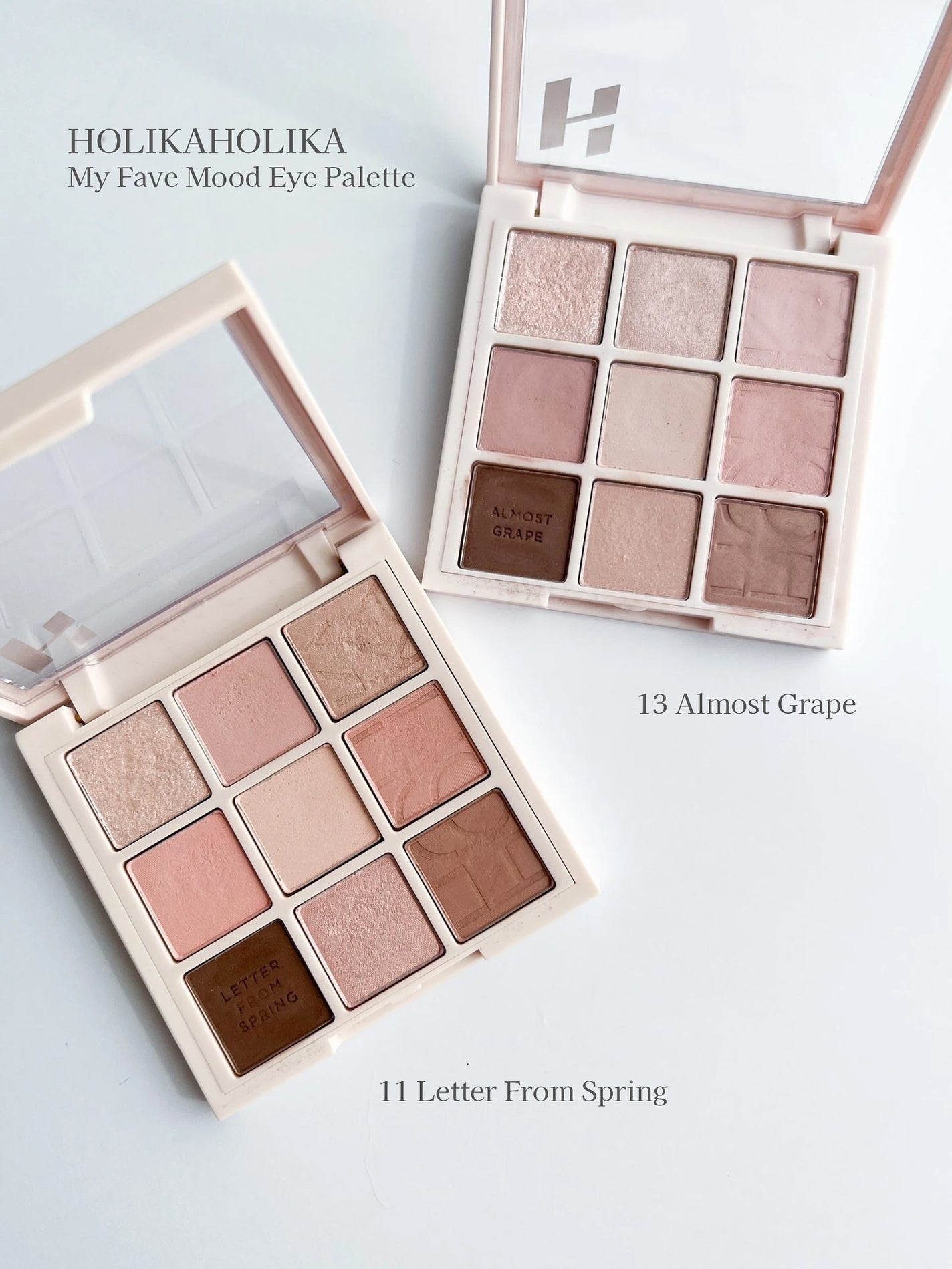 マイフェイブムードアイパレット 9カラー/HOLIKA HOLIKA/アイシャドウパレットを使ったクチコミ(4枚目)