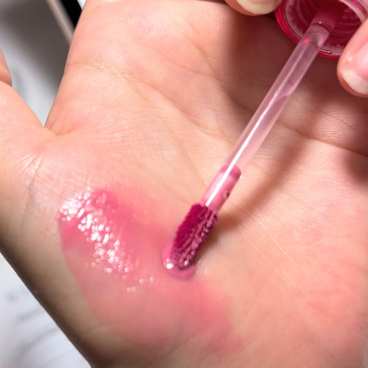 ザ ジューシーラスティングティント/rom&nd/リップティントを使ったクチコミ(4枚目)