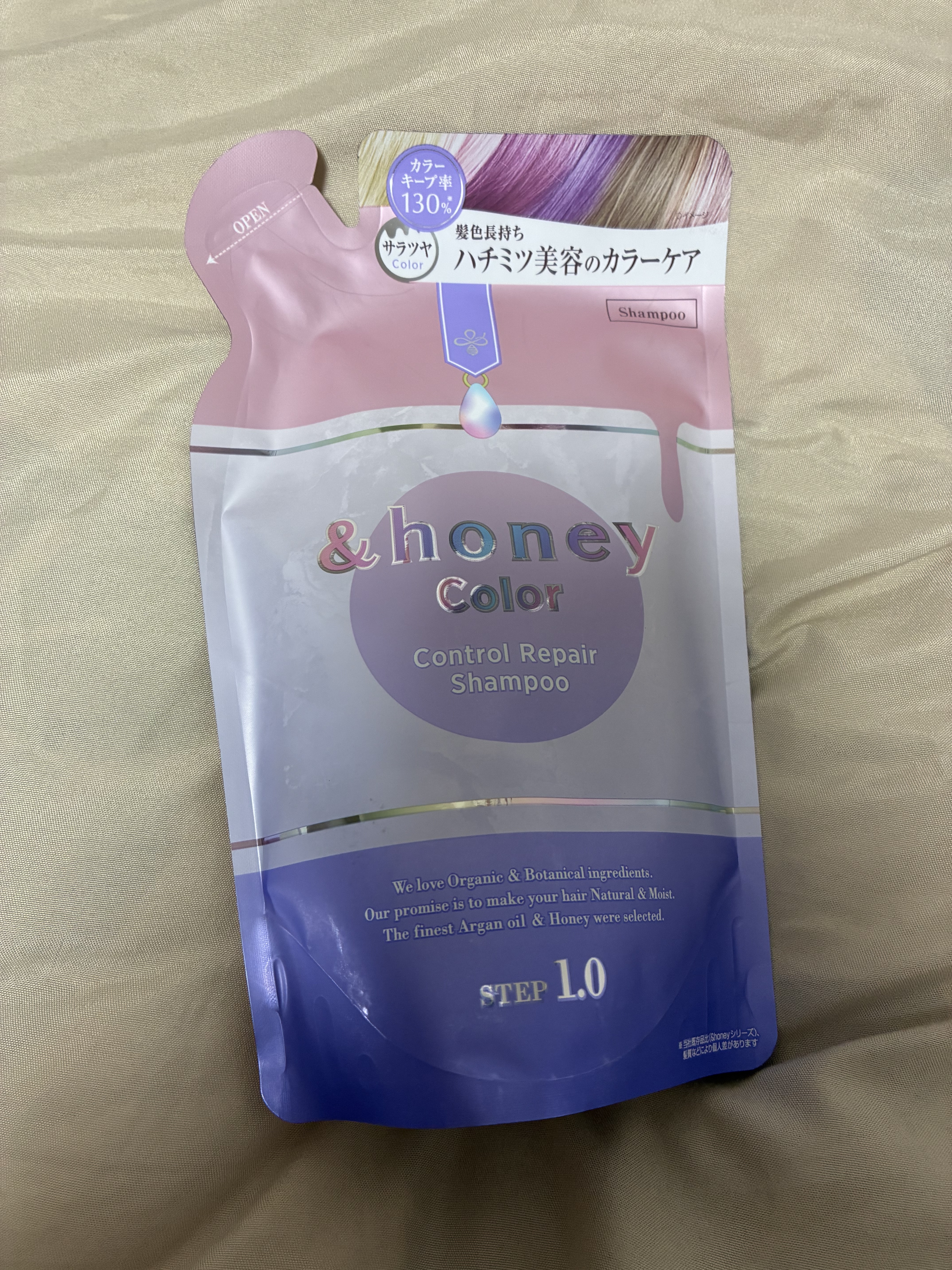 アンドハニー カラー コントロールリペア シャンプー1.0 / ヘアトリートメント2.0 シャンプー(つめかえ) 350ml/&honey/市販シャンプーを使ったクチコミ（1枚目）