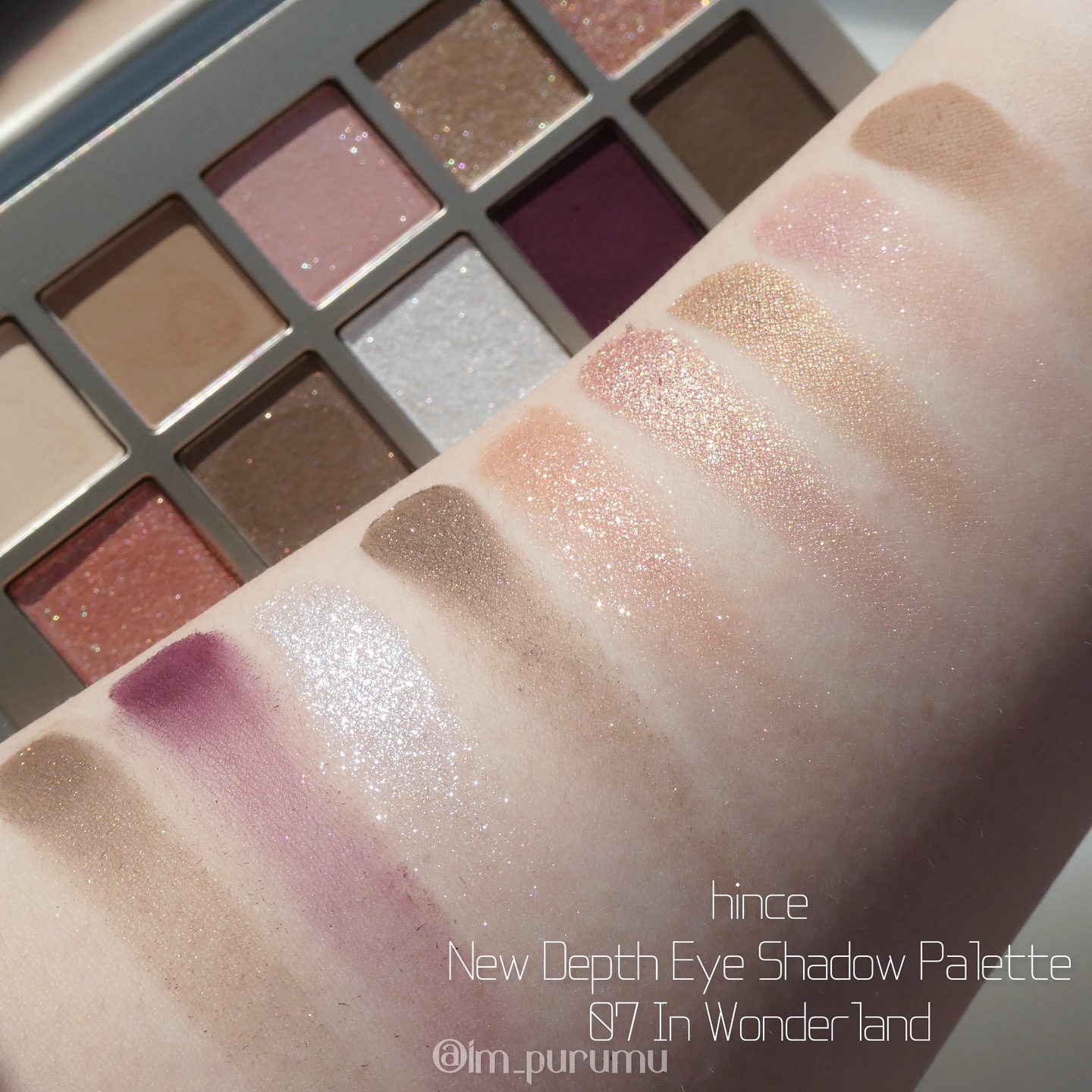 ニューデップスアイシャドウパレット/hince/アイシャドウパレットを使ったクチコミ（3枚目）