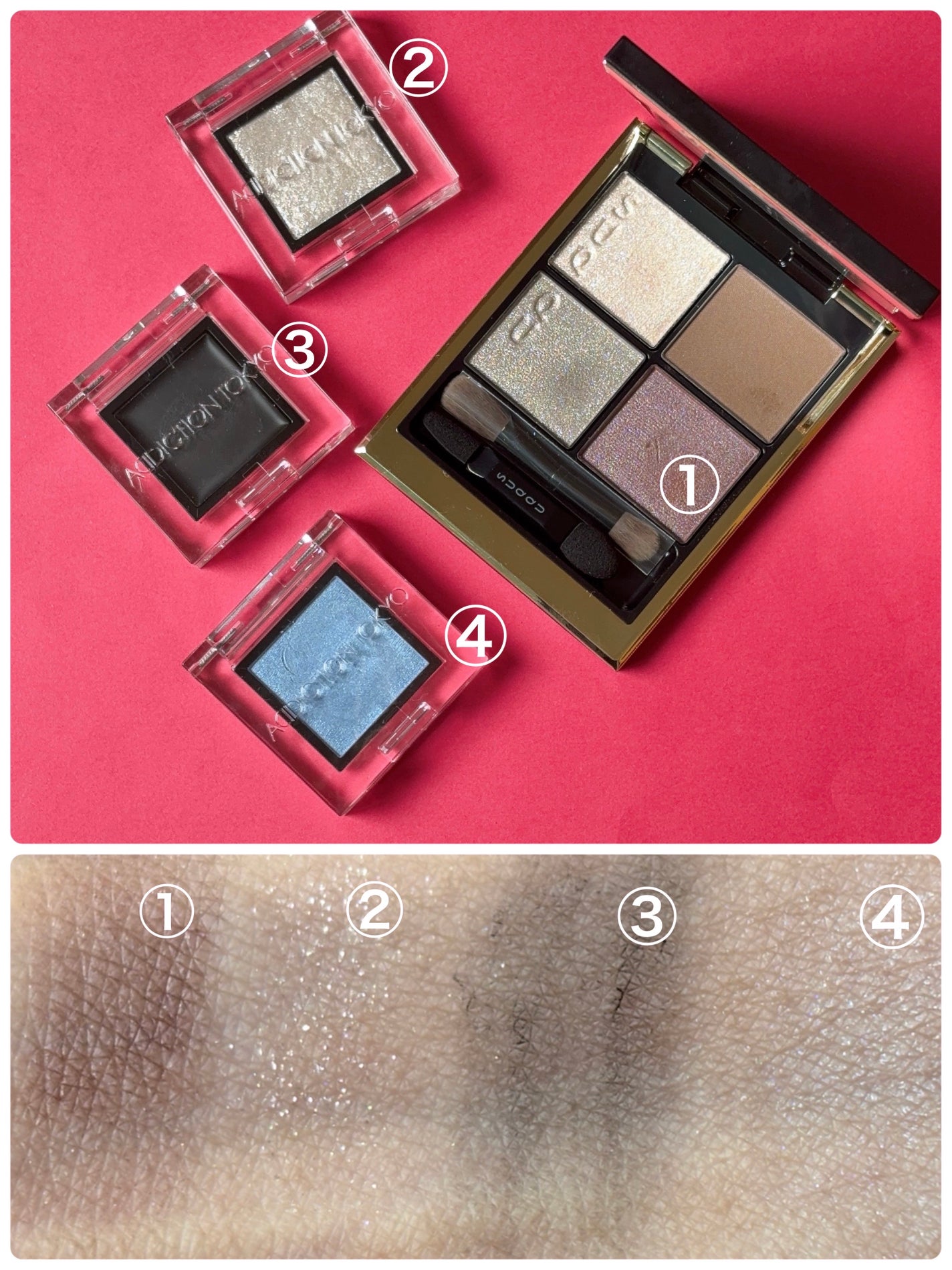 アディクション ザ アイシャドウ スパークル/ADDICTION/単色アイシャドウを使ったクチコミ(3枚目)