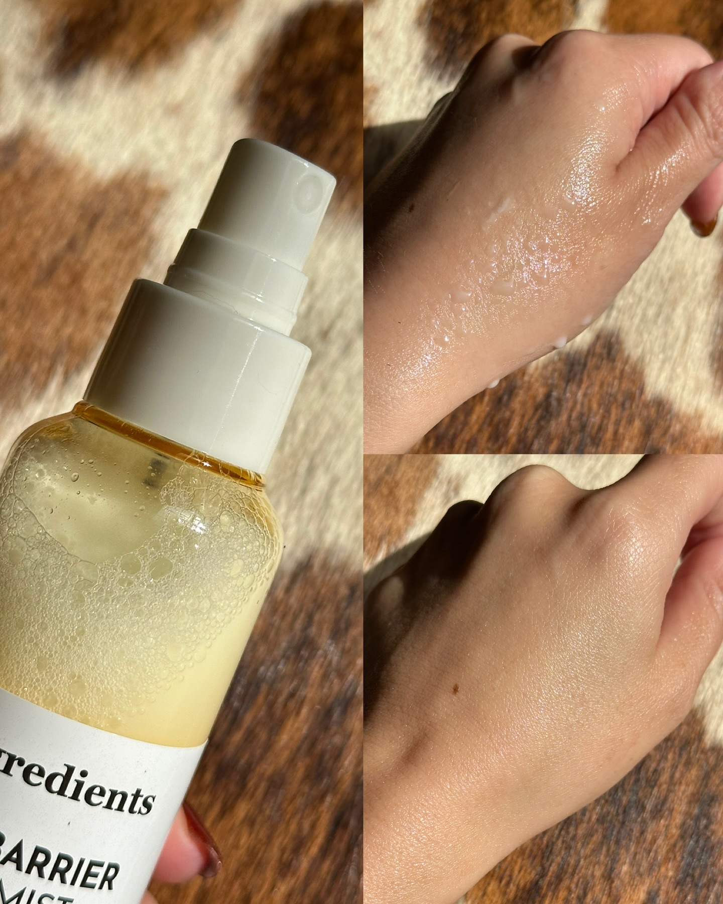 オングリディエンツ スキンバリアグローミスト/Ongredients/ミスト状化粧水を使ったクチコミ（2枚目）