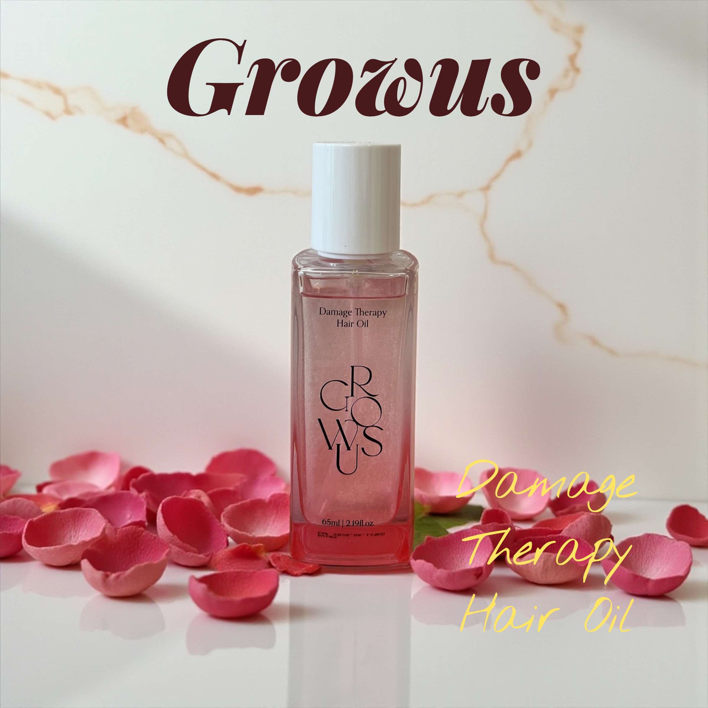 ダメージセラピーヘアオイル/GROWUS/ヘアオイルを使ったクチコミ（1枚目）