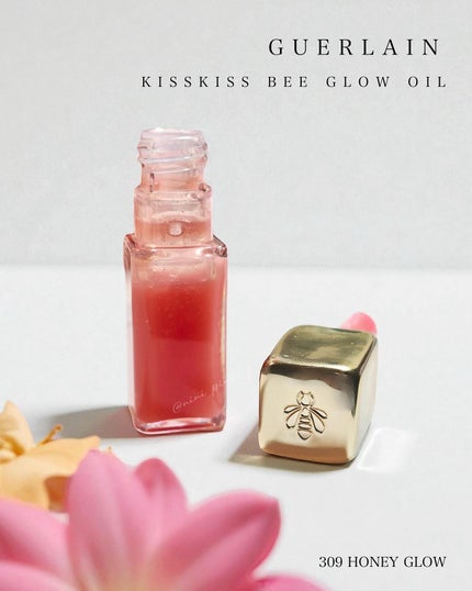 キスキス ビー グロウ オイル/GUERLAIN/リップグロスを使ったクチコミ(2枚目)
