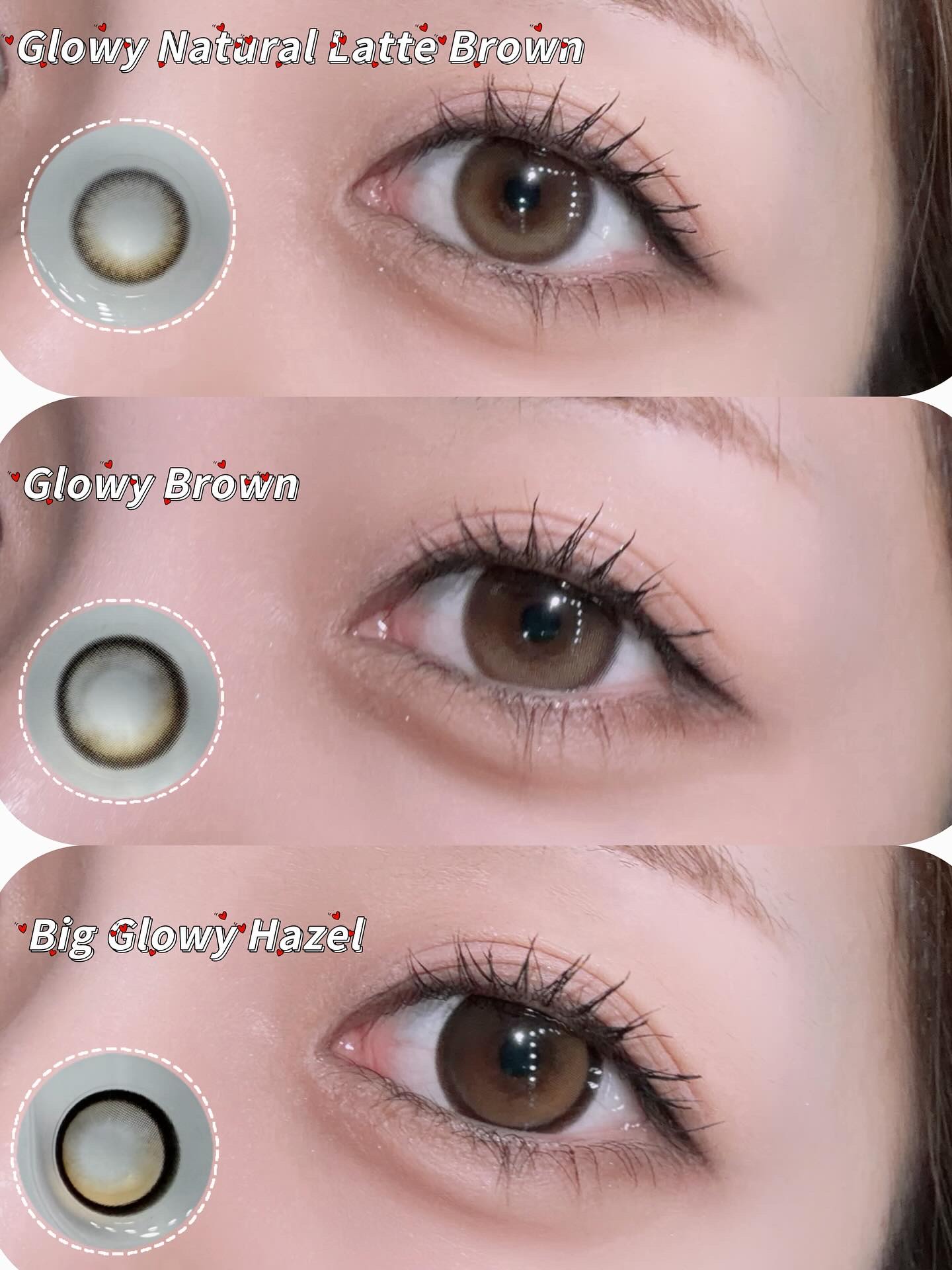 Glowy 1day/OLENS/ワンデー（１DAY）カラコンを使ったクチコミ（3枚目）