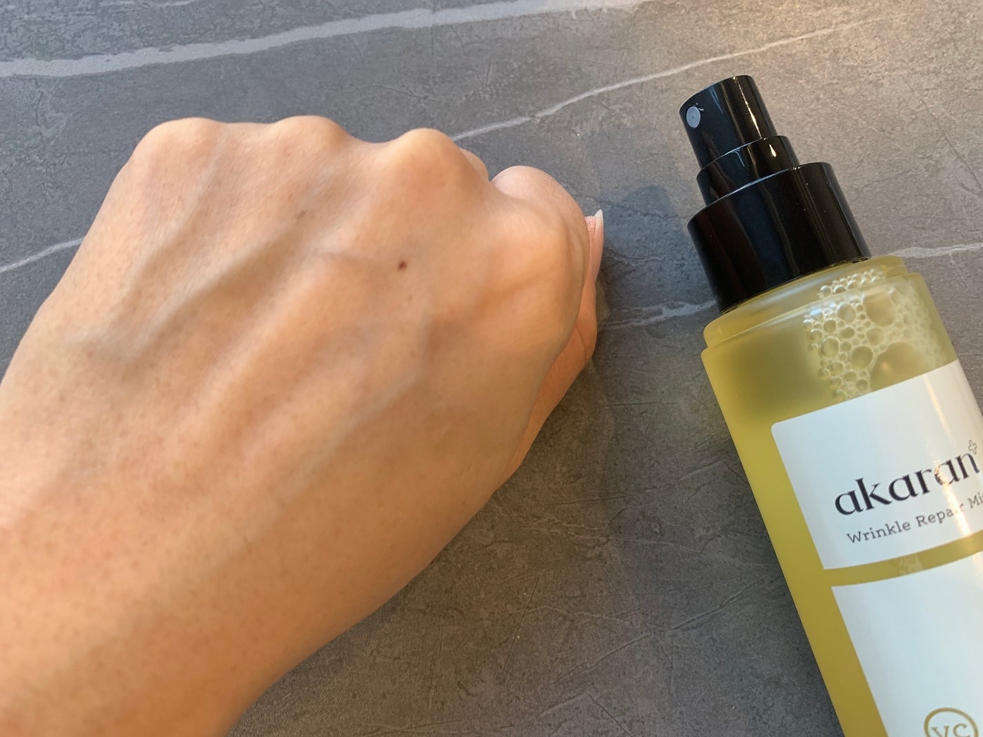 リンクルリペアミスト/akaran+/ミスト状化粧水を使ったクチコミ(3枚目)