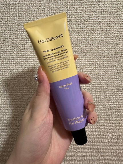 ヒッツディファレント トゥースペースト フォー プラーク/Hits Different/歯磨き粉を使ったクチコミ(2枚目)