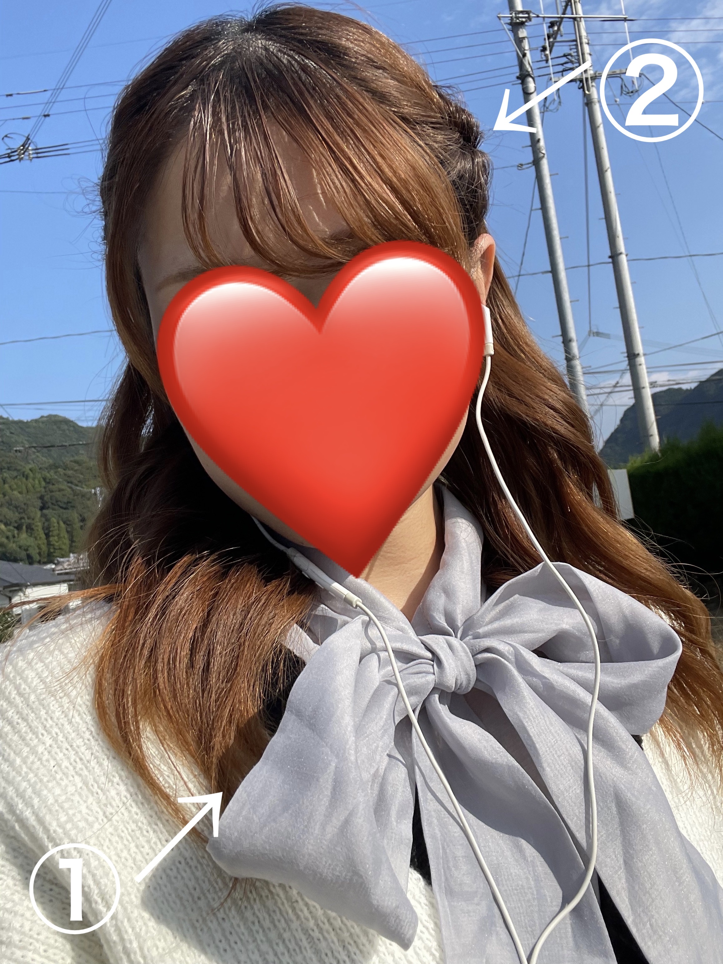 からまないゴム S ブラック/DAISO/ヘアアクセサリーを使ったクチコミ（2枚目）