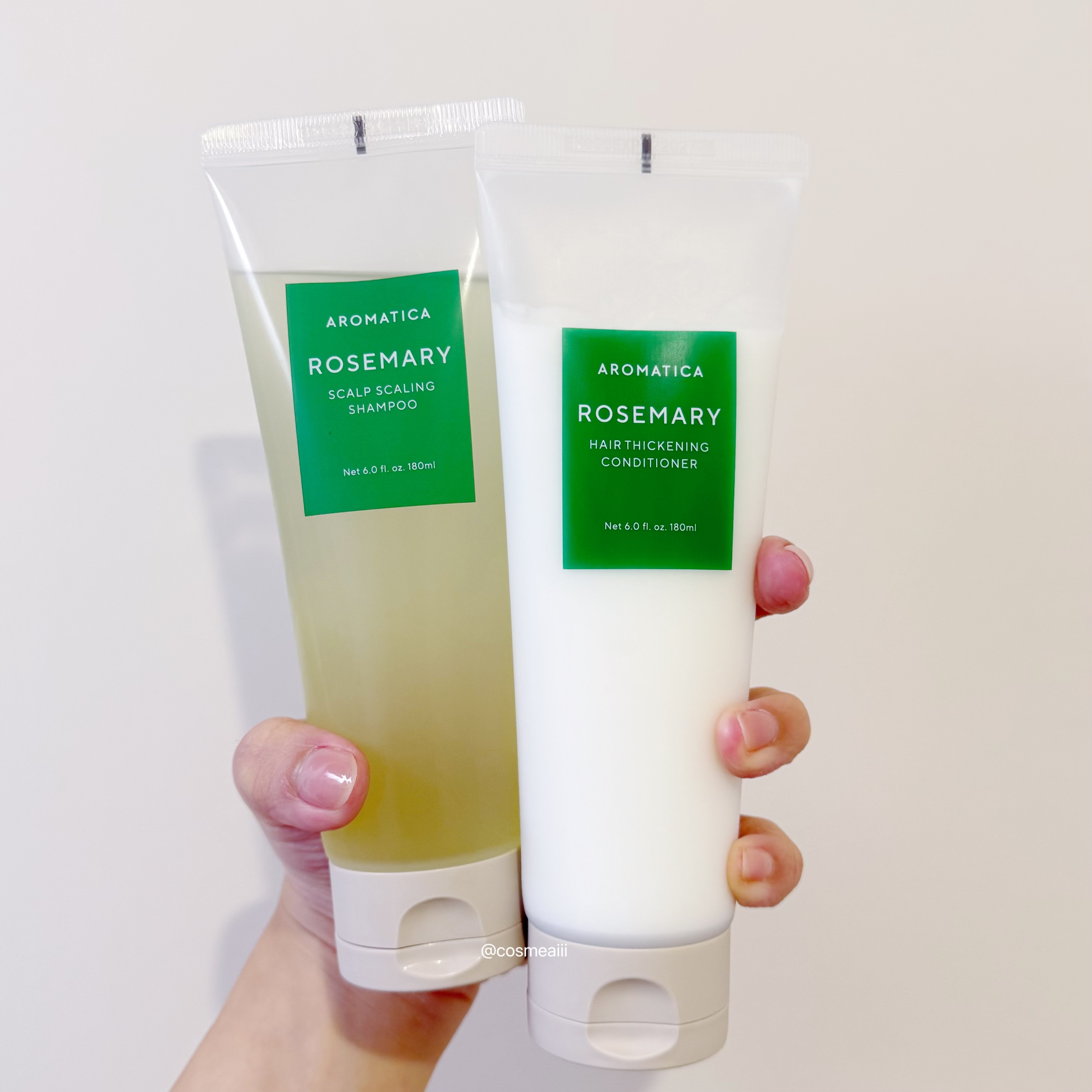 ローズマリー ヘアーシックニングコンディショナー/AROMATICA/コンディショナー単品を使ったクチコミ（2枚目）