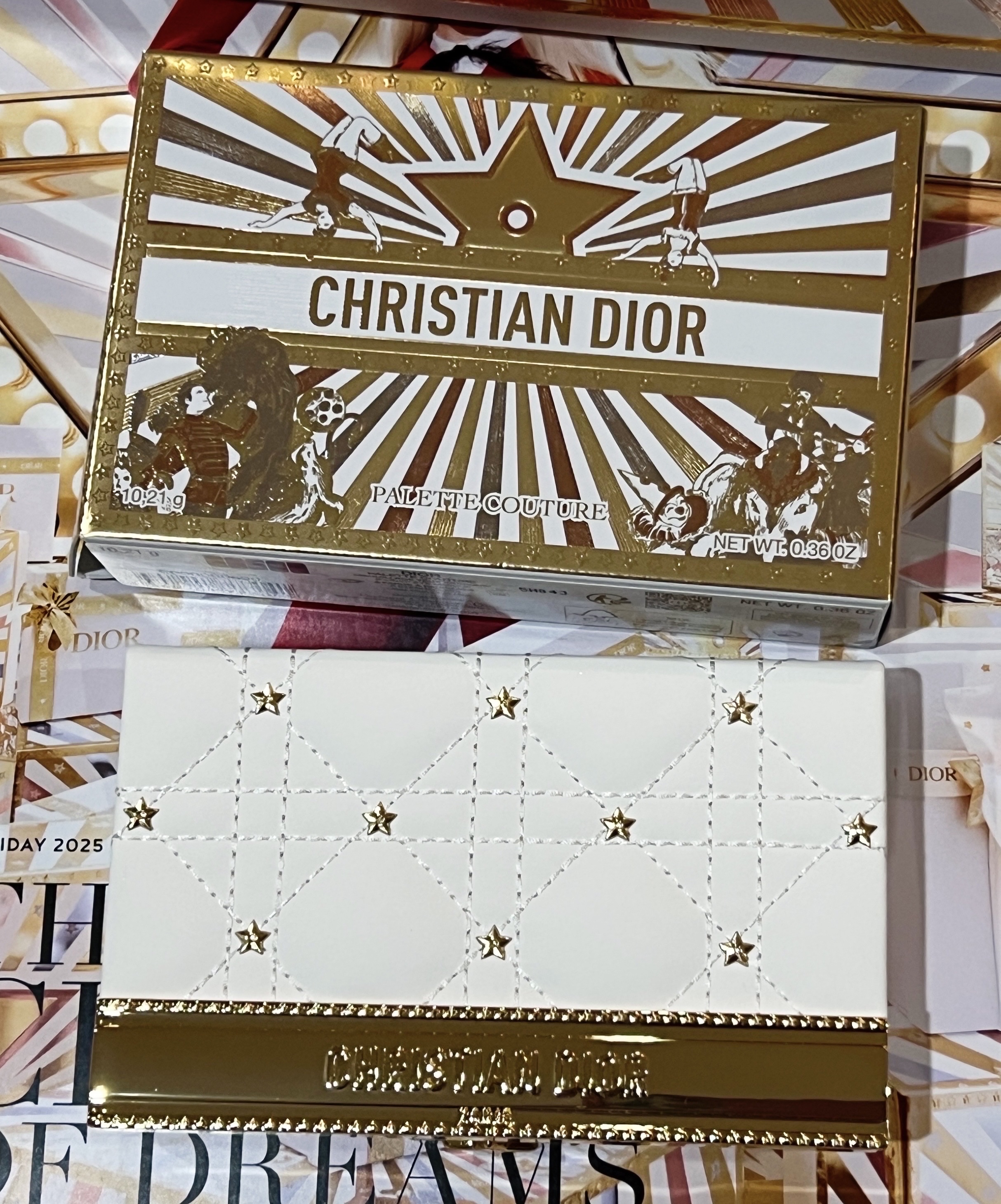 クチュール アイ パレット（ホリデー コレクション 2025 限定品）/Dior/アイシャドウパレットを使ったクチコミ（3枚目）