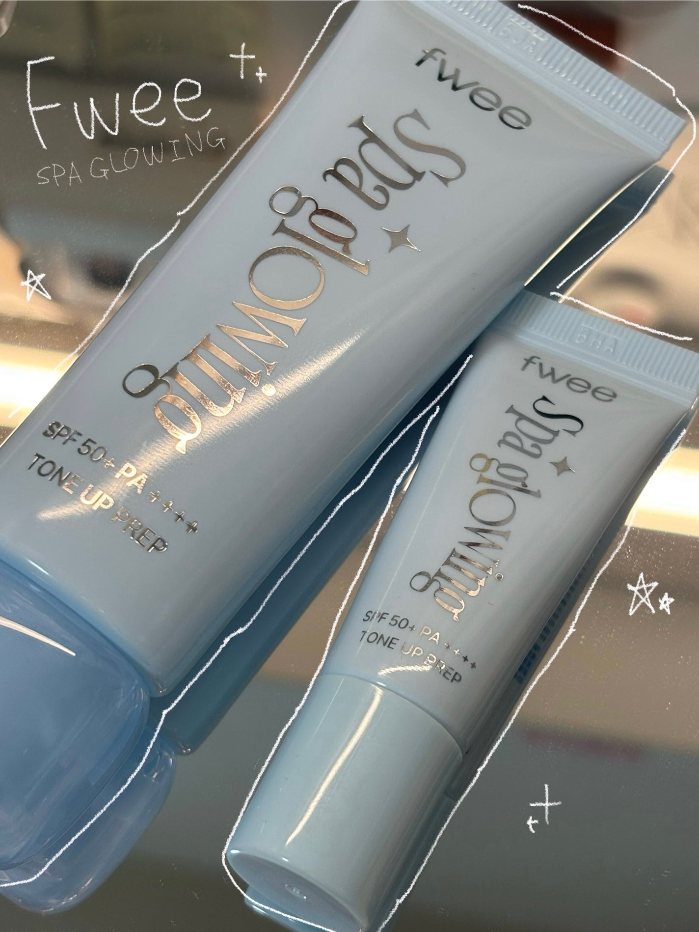 ちゃんるな on LIPS 「FweeスパグロウUVトーンアップベースSPF50+PA+++..」(1枚目)