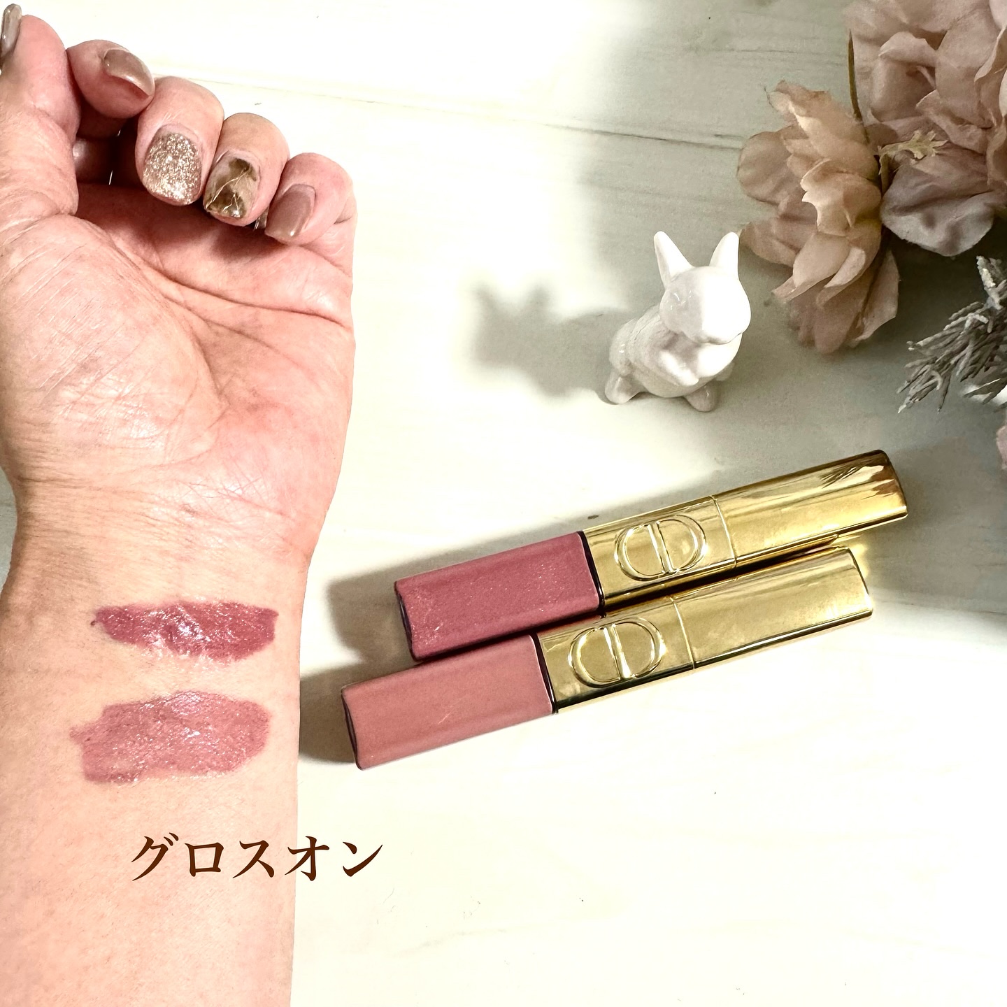 ルージュ ディオール シークイン リキッド デュオ/Dior/口紅を使ったクチコミ（3枚目）