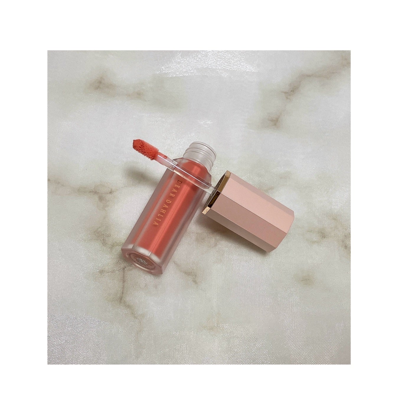 ペタルドロップリキッドブラッシャー/DEAR DAHLIA/リキッドチークを使ったクチコミ(2枚目)