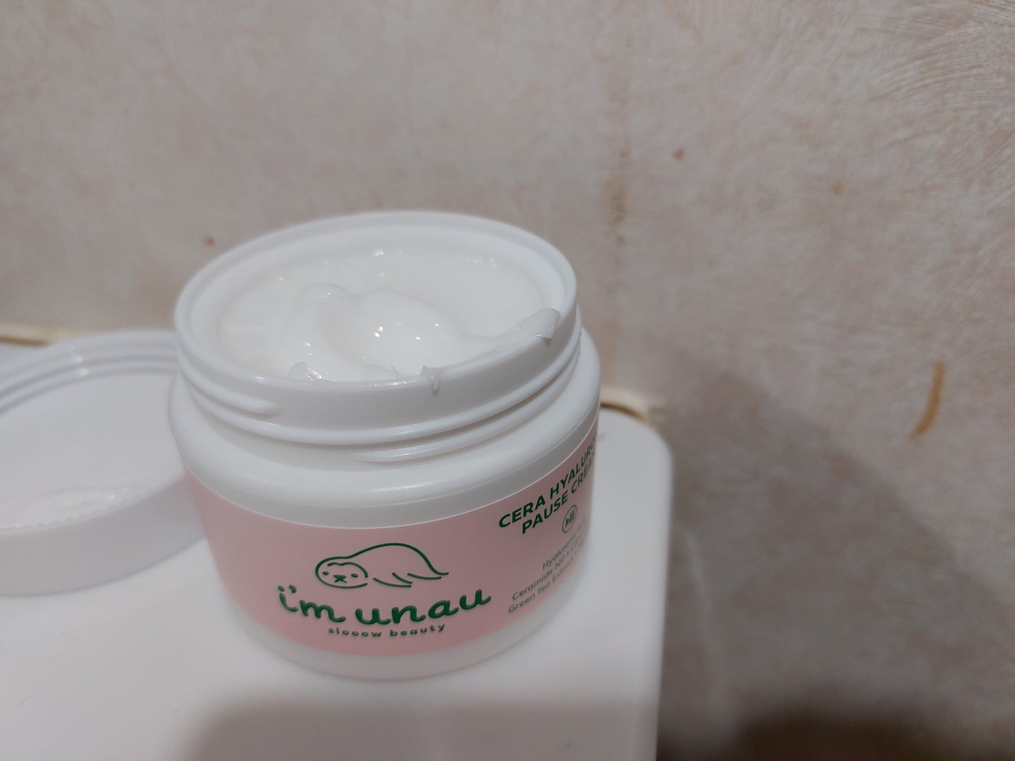 セラ ヒアルロニック ポーズ クリーム/i’m unau/フェイスクリームを使ったクチコミ(2枚目)