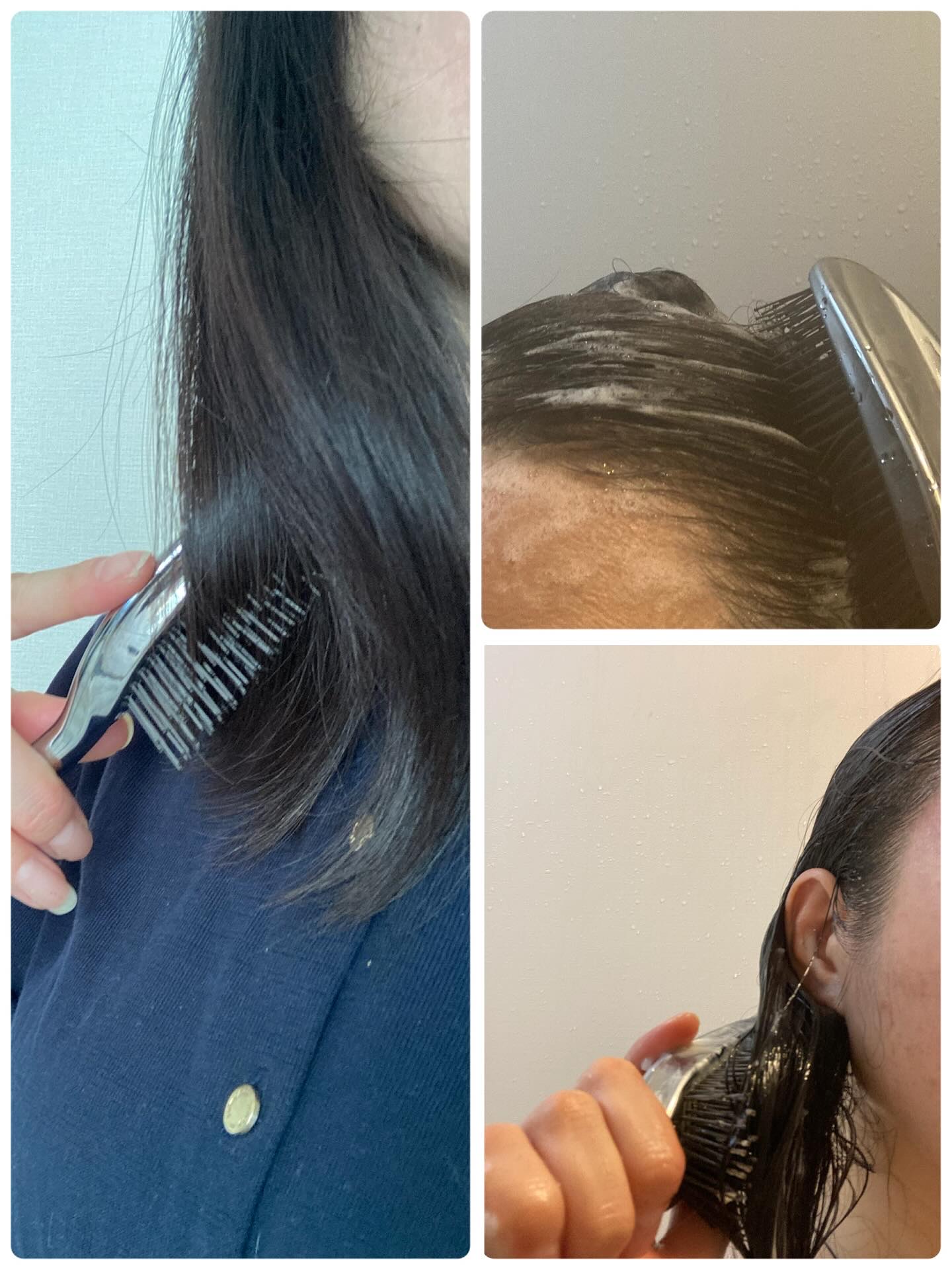 スカルプブラシクロム/エス・ハート・エス/スカルプブラシを使ったクチコミ（3枚目）