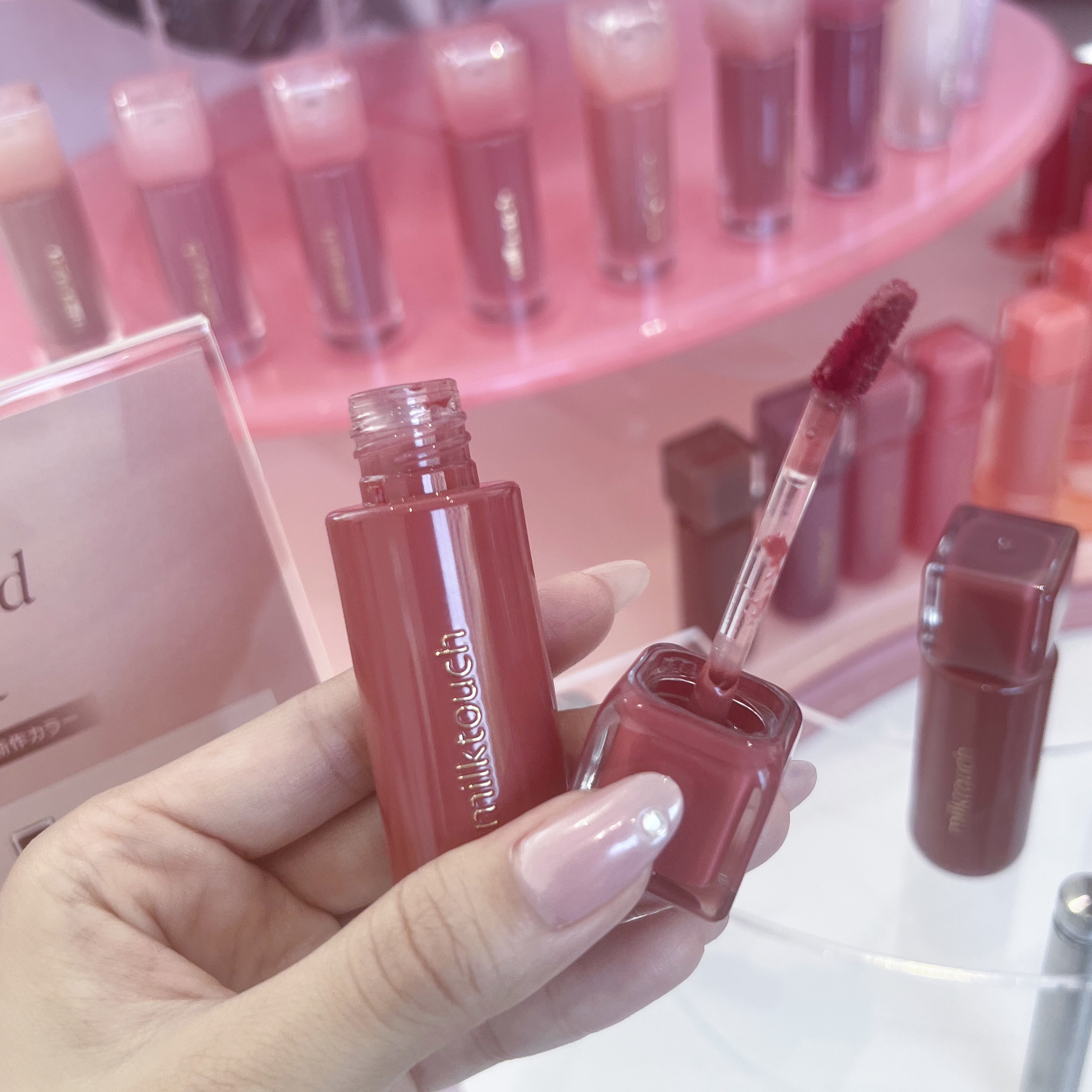 デューステインシャインデュオセット/Milk Touch/リップグロスを使ったクチコミ（3枚目）