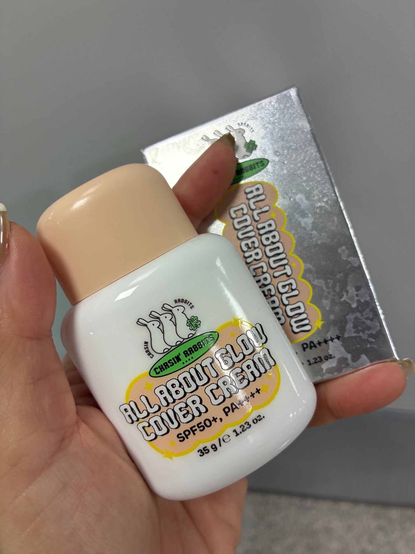 オールアバウトグロウカバークリーム/CHASIN'RABBITS/日焼け止めクリームを使ったクチコミ(1枚目)